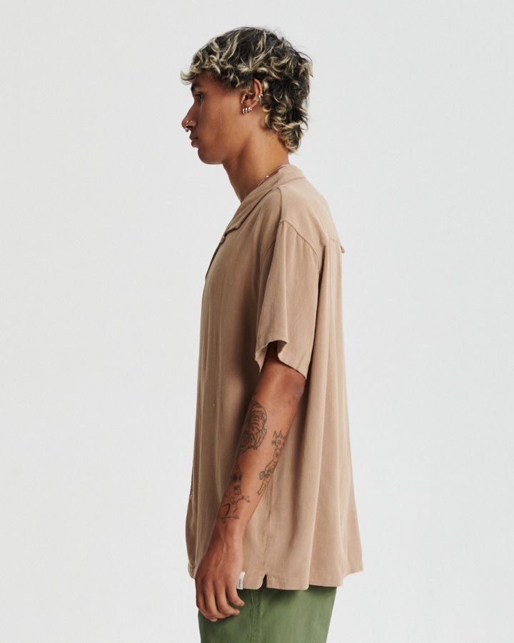 ERNIE RESORT SHIRT oatmeal