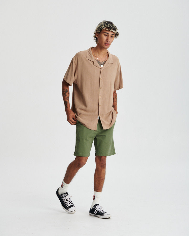 ERNIE RESORT SHIRT oatmeal