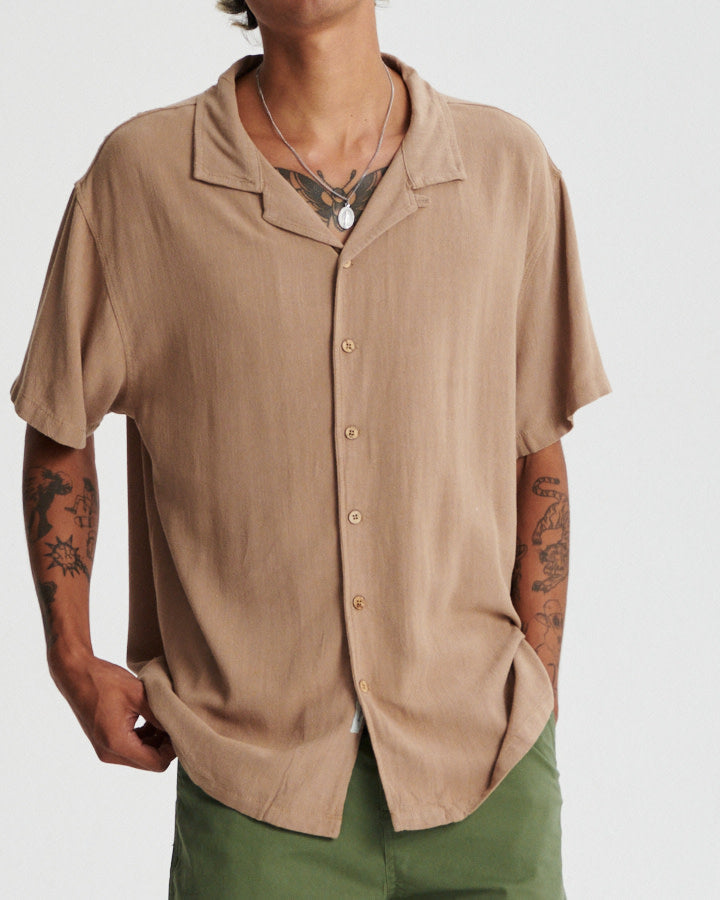 ERNIE RESORT SHIRT oatmeal