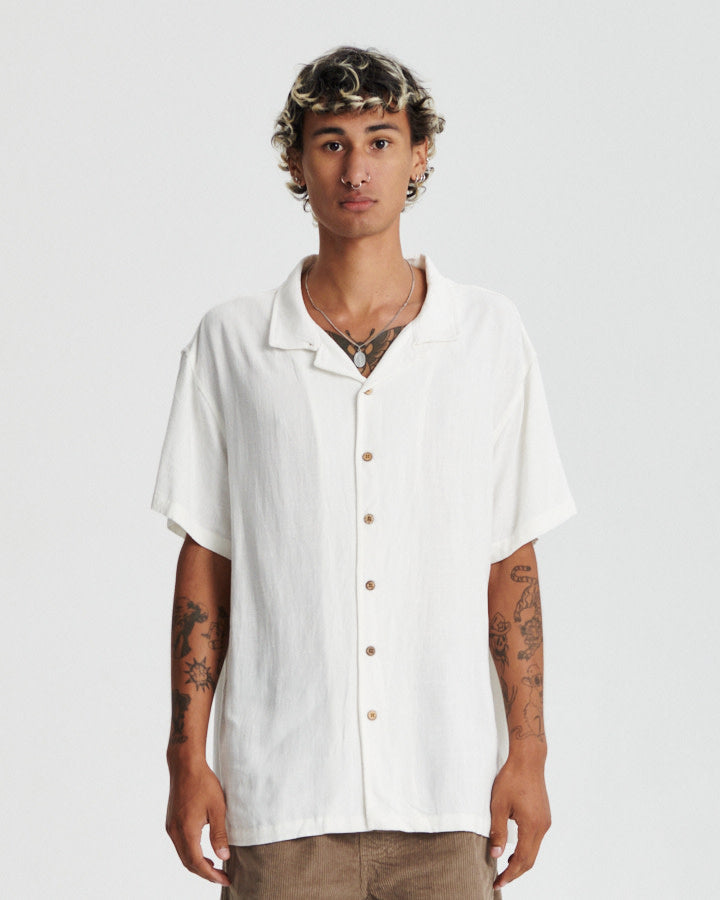 ERNIE RESORT SHIRT oatmeal