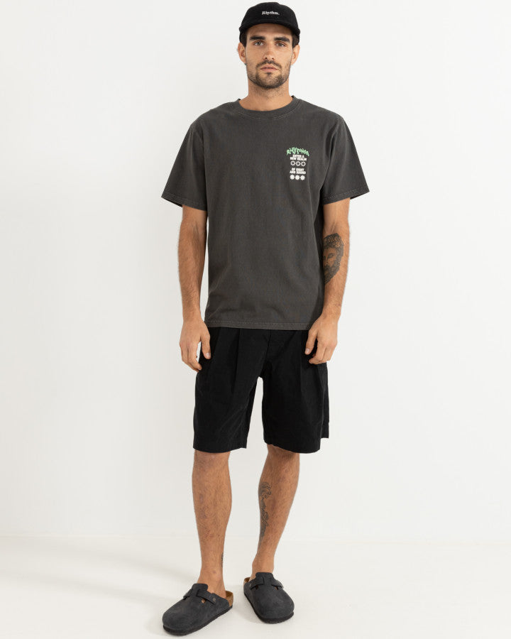 ESSENTIAL BRUSHED TWILL CAP BLACK