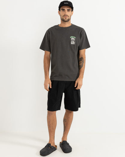 ESSENTIAL BRUSHED TWILL CAP BLACK