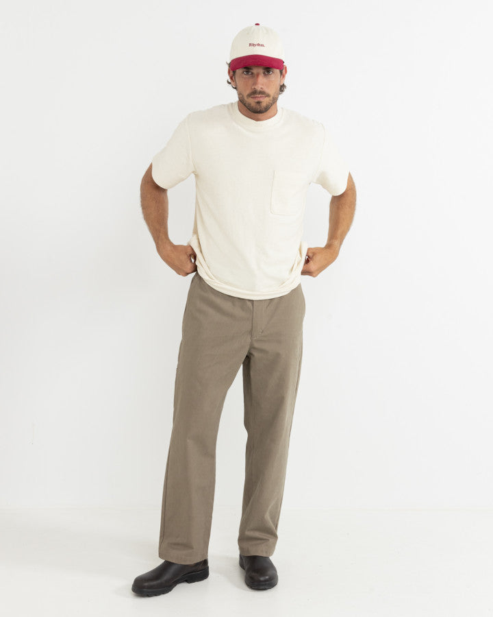 ESSENTIAL BRUSHED TWILL CAP merlot