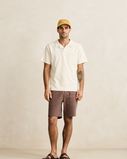 ESSENTIAL BRUSHED TWILL CAP mustard