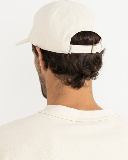 ESSENTIAL BRUSHED TWILL CAP NATURAL