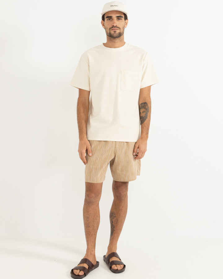 ESSENTIAL BRUSHED TWILL CAP NATURAL