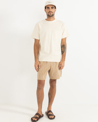 ESSENTIAL BRUSHED TWILL CAP NATURAL