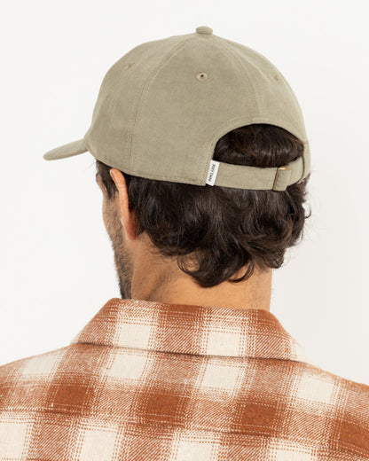 ESSENTIAL BRUSHED TWILL CAP  SEA GRASS