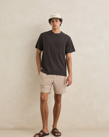 ESSENTIAL BRUSHED TWILL CAP stone