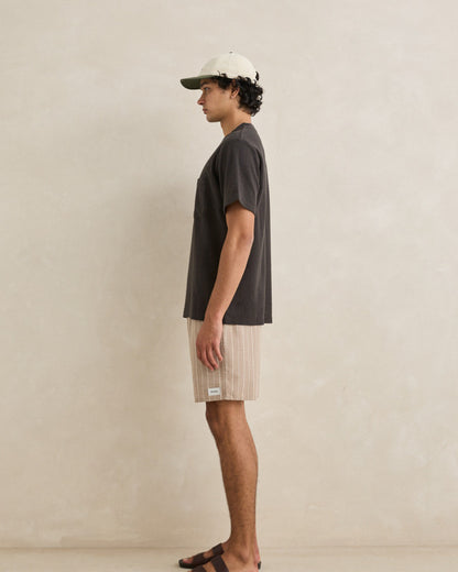 ESSENTIAL BRUSHED TWILL CAP stone
