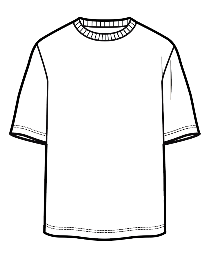 ESSENTIAL FIT TEE white