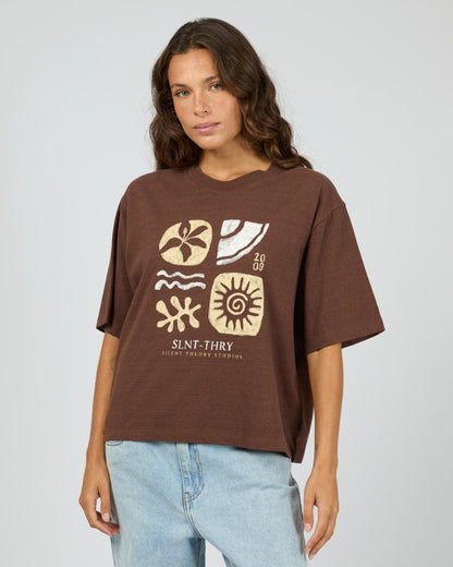 ETERNAL RELAXED TEE brown