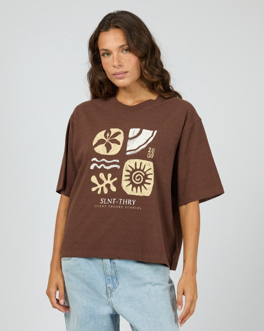 ETERNAL RELAXED TEE brown