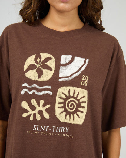 ETERNAL RELAXED TEE brown