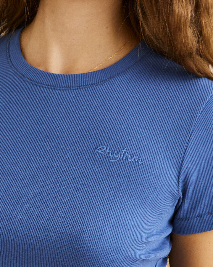 EVERYDAY RIB TEE blue