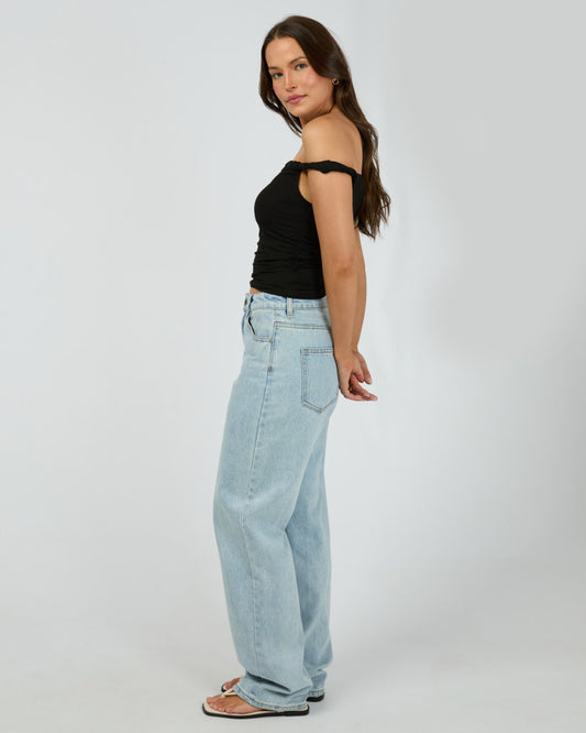 EVIE TWIST TANK black