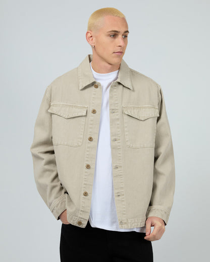 FADE OVERSHIRT grey