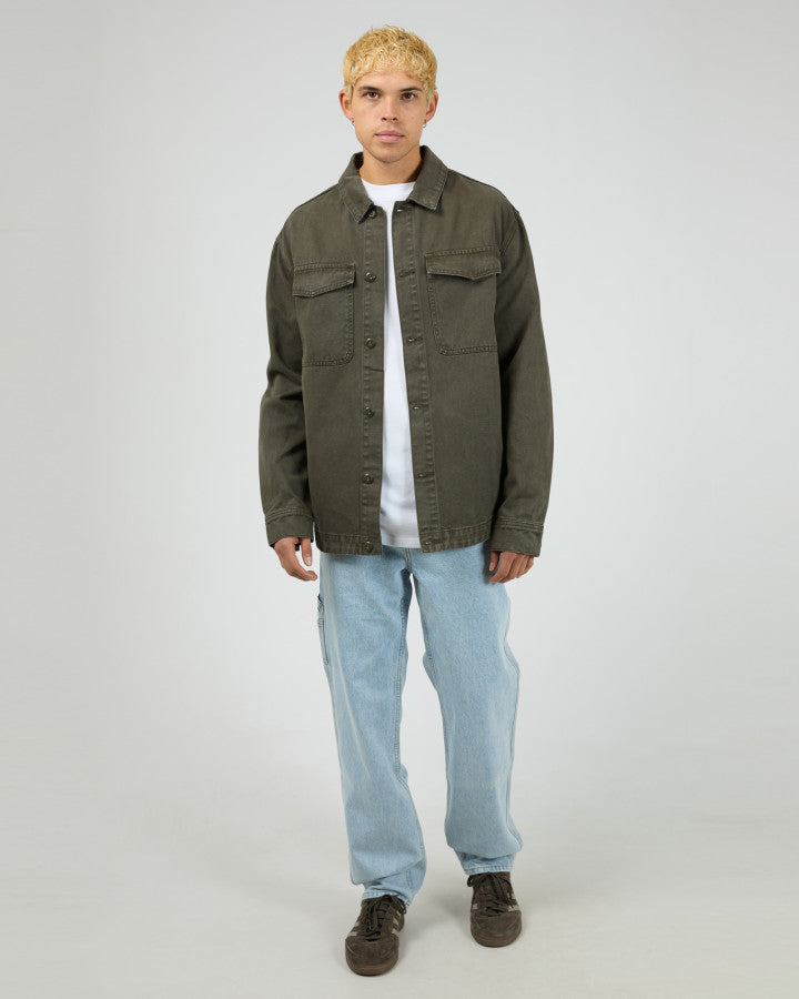 FADE OVERSHIRT khaki