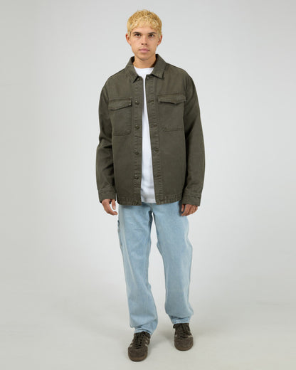 FADE OVERSHIRT khaki