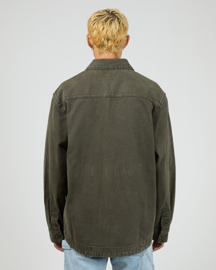 FADE OVERSHIRT khaki