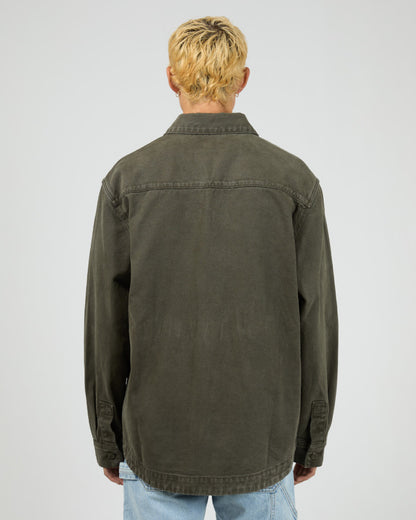 FADE OVERSHIRT khaki