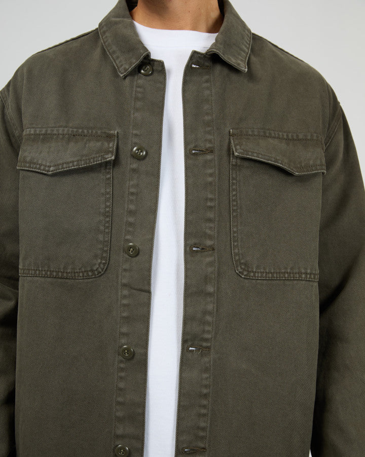 FADE OVERSHIRT khaki