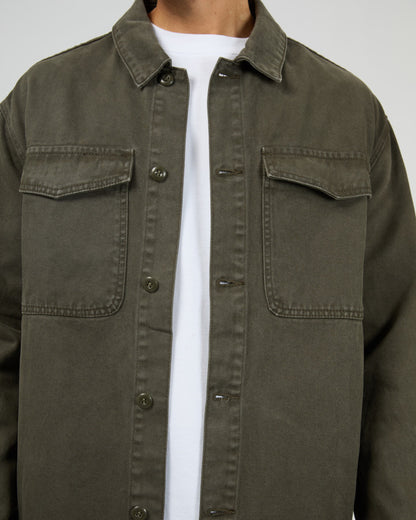 FADE OVERSHIRT khaki
