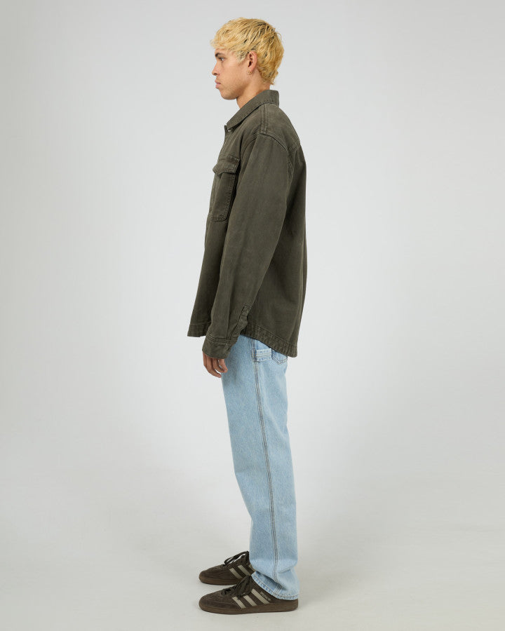 FADE OVERSHIRT khaki