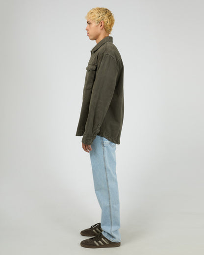 FADE OVERSHIRT khaki