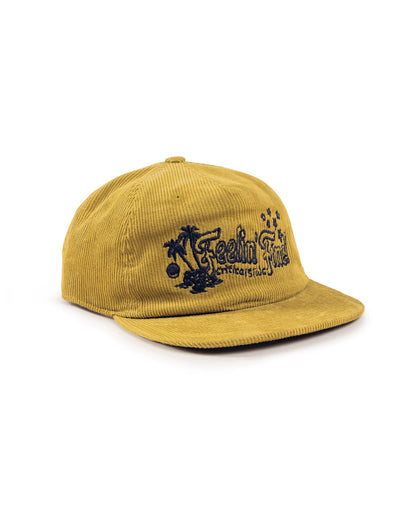 FEELIN FINE CAP mustard