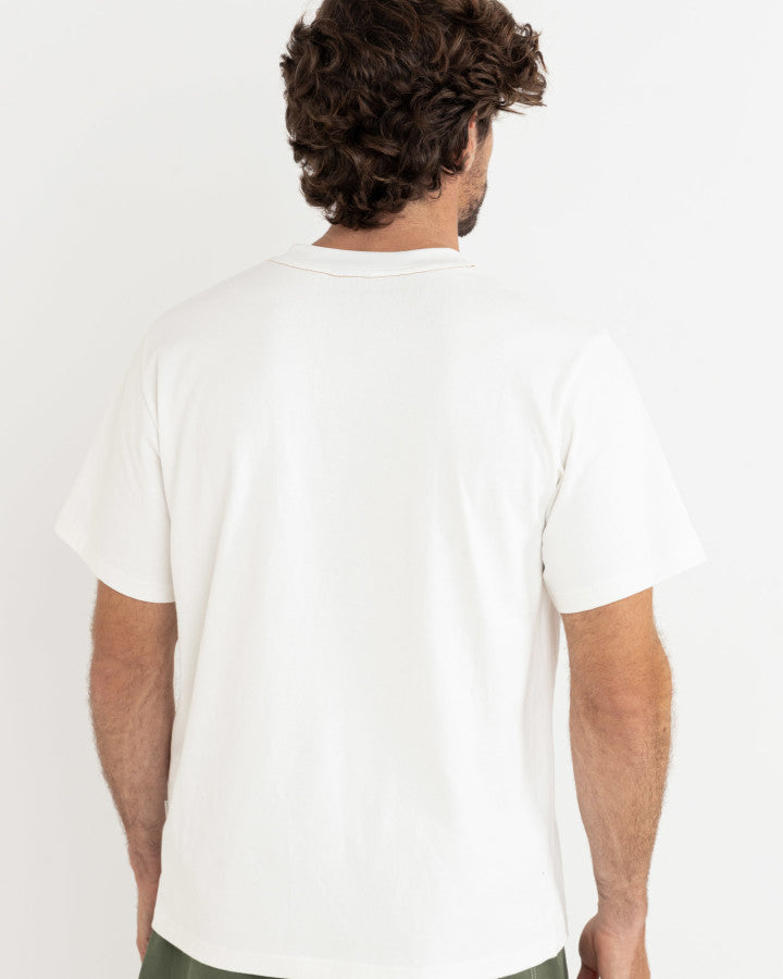 FLAGSHIP VINTAGE SS T-SHIRT ecru