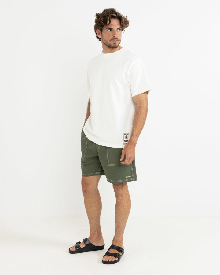 FLAGSHIP VINTAGE SS T-SHIRT ecru