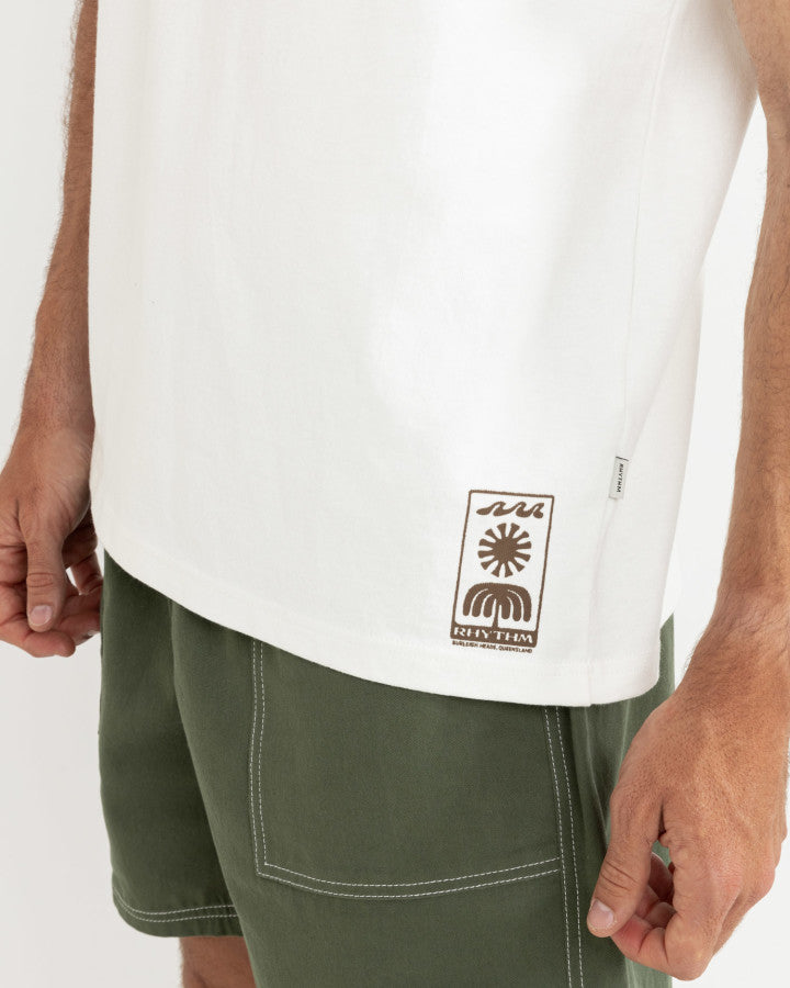 FLAGSHIP VINTAGE SS T-SHIRT ecru