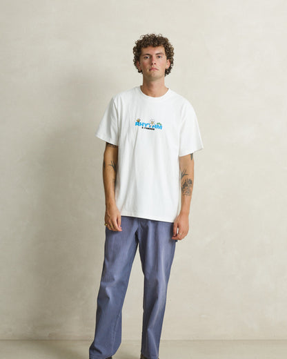 FLOWER FRIENDS VINTAGE SS T-SHIRT white