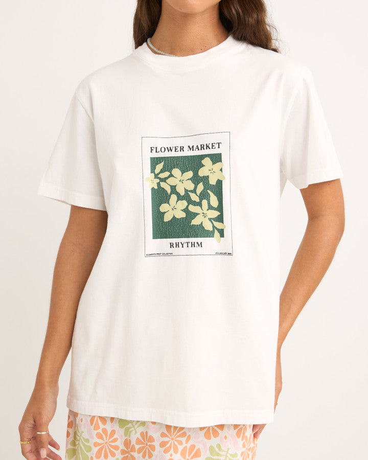 FLOWER MARKET BOYFRIEND TEE