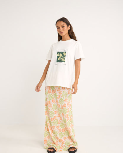 FLOWER MARKET BOYFRIEND TEE