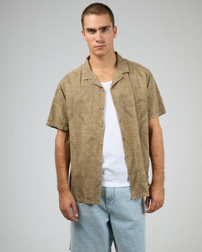 FOLIAGE SS SHIRT brown