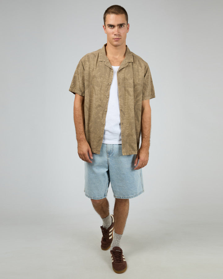 FOLIAGE SS SHIRT brown