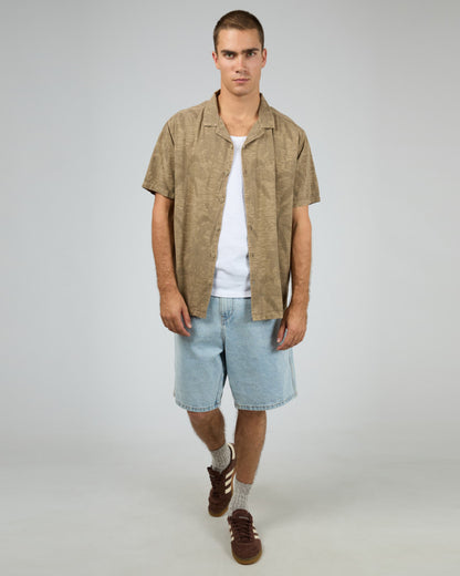 FOLIAGE SS SHIRT brown