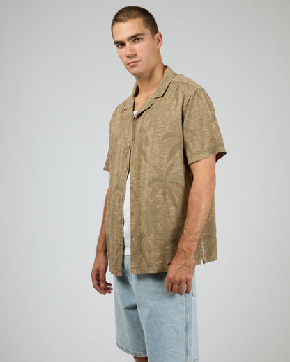 FOLIAGE SS SHIRT brown
