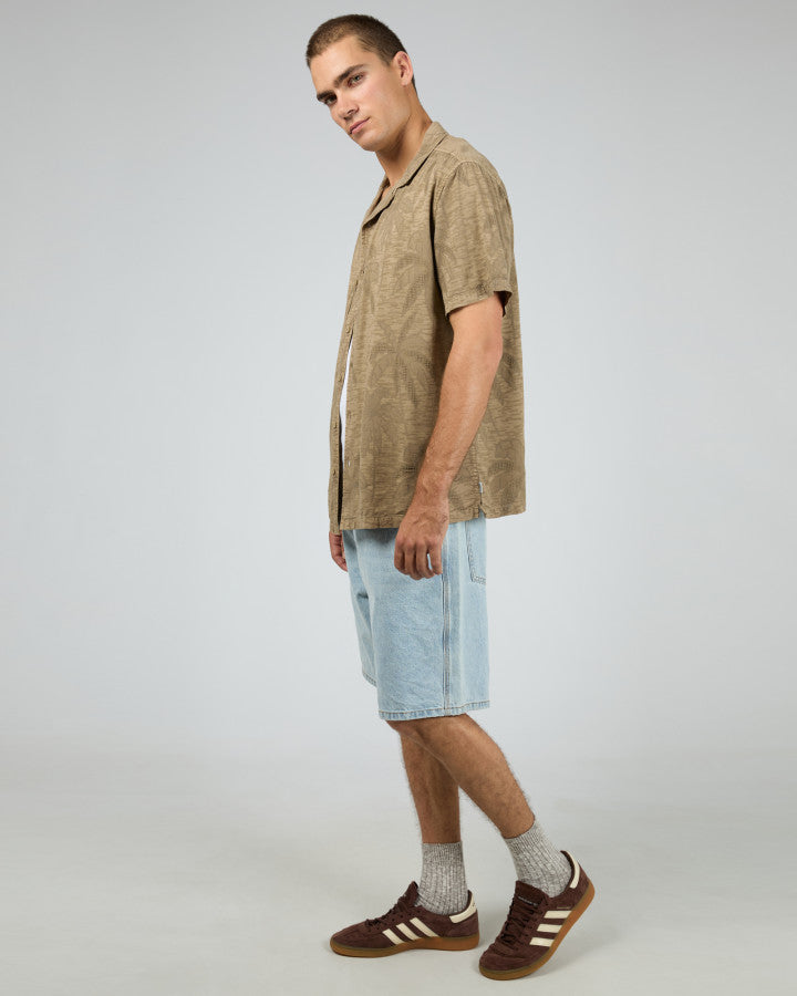 FOLIAGE SS SHIRT brown