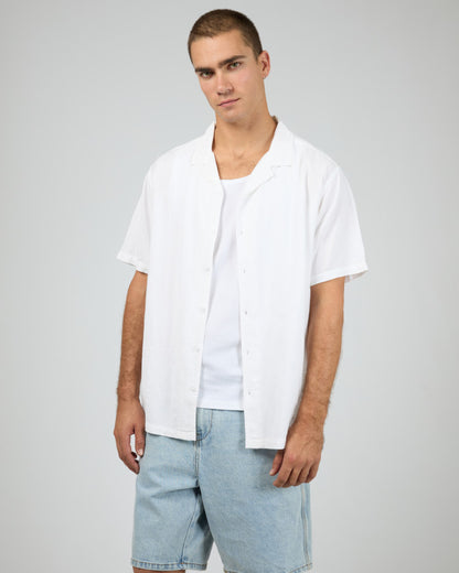 FOLIAGE SS SHIRT white