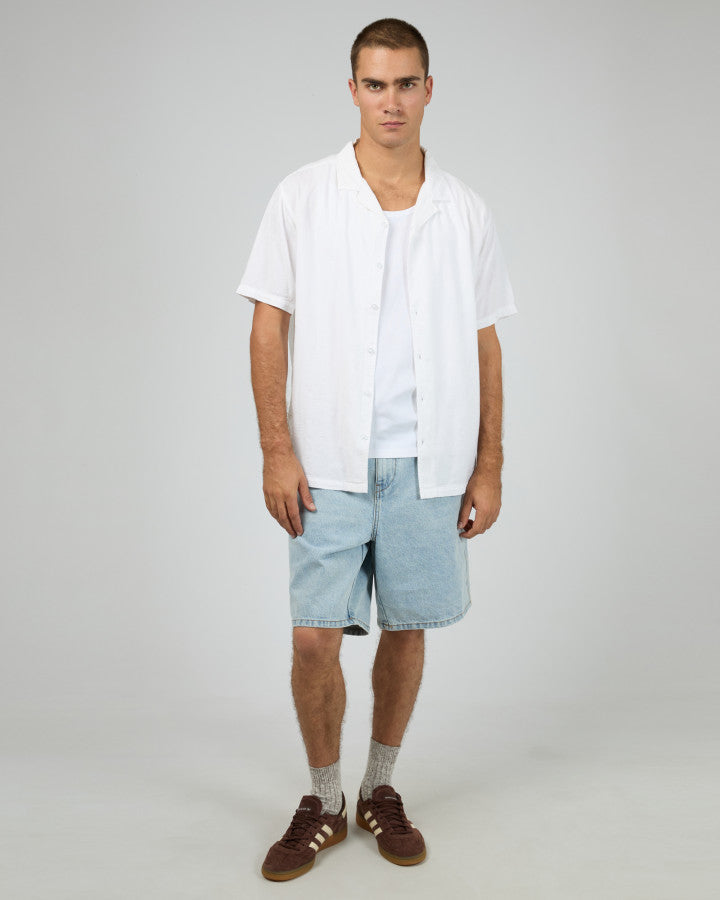 FOLIAGE SS SHIRT white