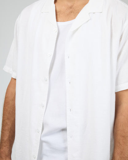 FOLIAGE SS SHIRT white