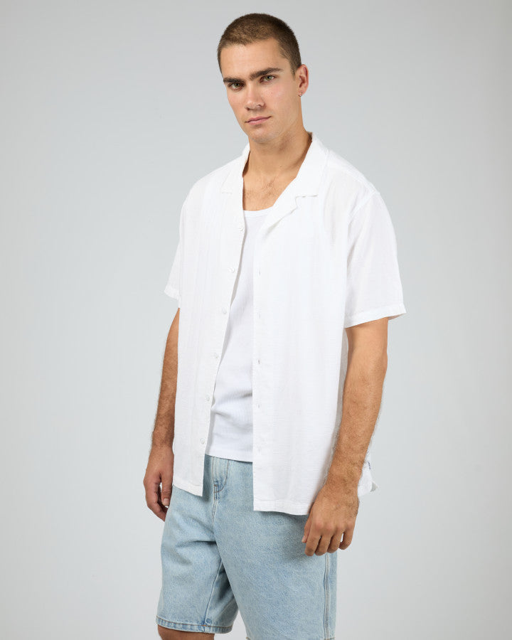 FOLIAGE SS SHIRT white