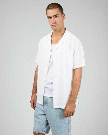 FOLIAGE SS SHIRT white