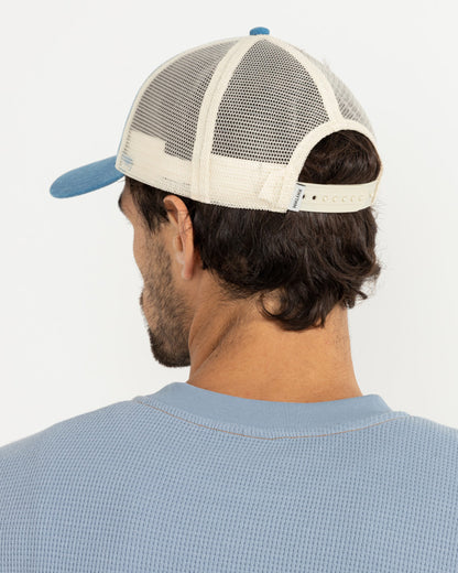 FRAME TRUCKER CAP BLUE