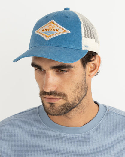 FRAME TRUCKER CAP BLUE