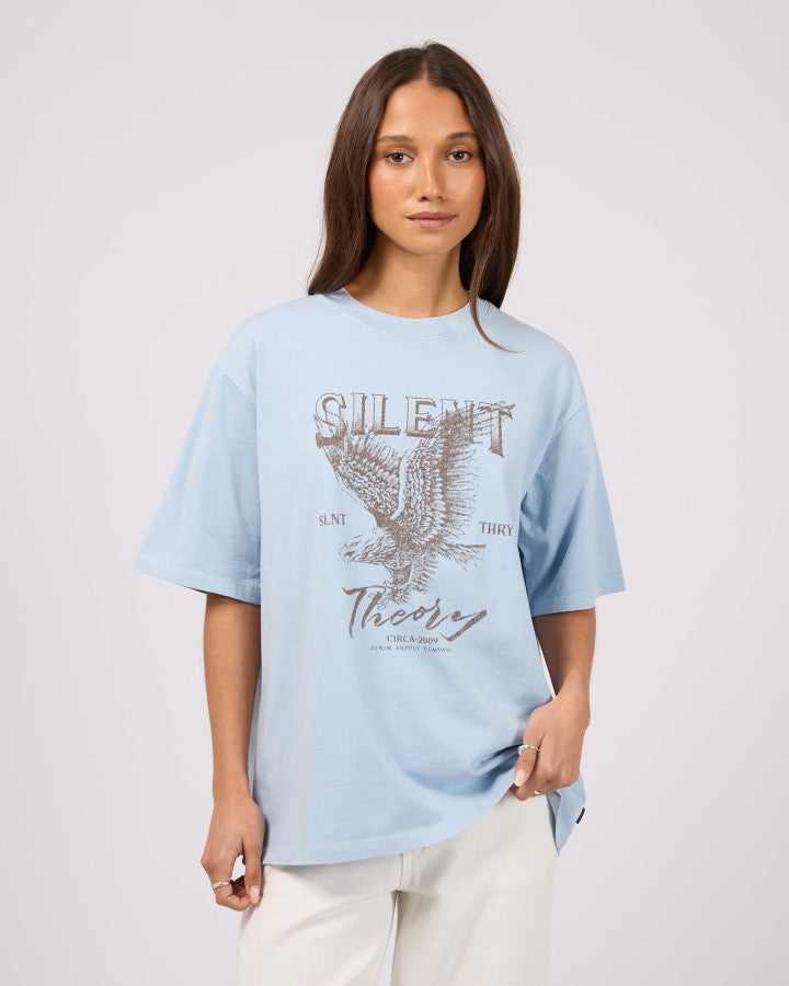 FUNDAMENTAL OVERSIZED TEE light blue