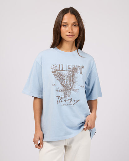 FUNDAMENTAL OVERSIZED TEE light blue